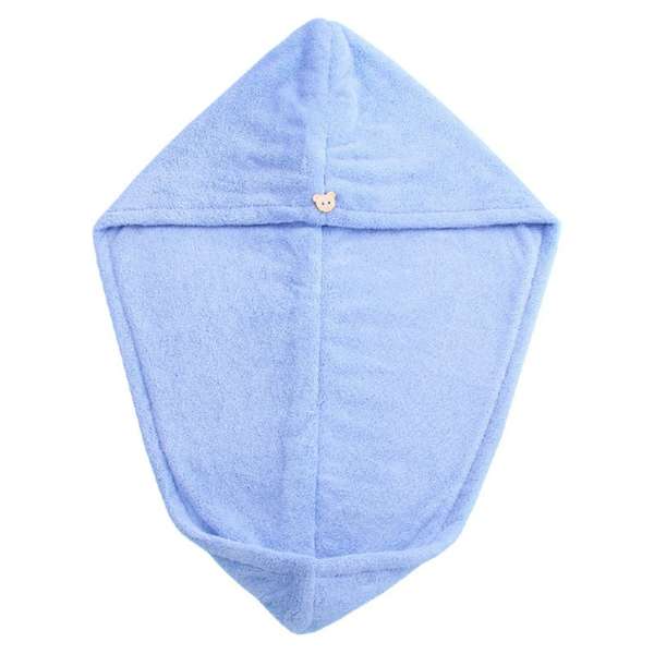 Rapid Drying Towel Dry Hair Cap Coral Fleece Absorbent Shower Cap Quick Drying - Coffee - Image 10