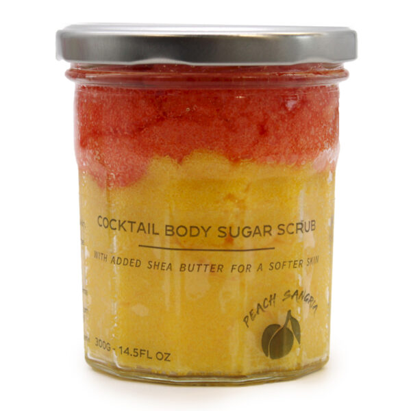 FSBS-02 Fragranced Sugar Body Scrub - Peach Sangria 300g