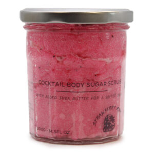 FSBS-06 Fragranced Sugar Body Scrub - Strawberry Rum 300g