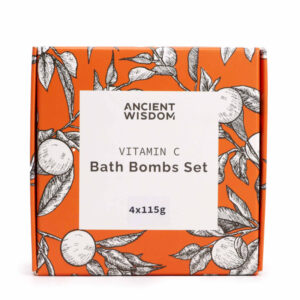 Vitc-02 Set of 4 Vitamin C Bath Bombs – Aromatherapy Quartet
