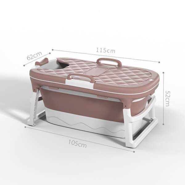 Folding Bath Tub Bath Household Bath Thickened Plastic - Image 4