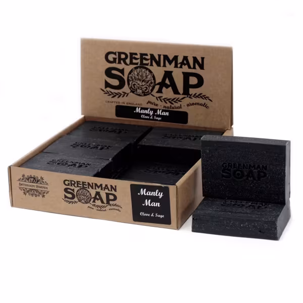 Greenman Soap Slice 100g - Manly Man - Image 2
