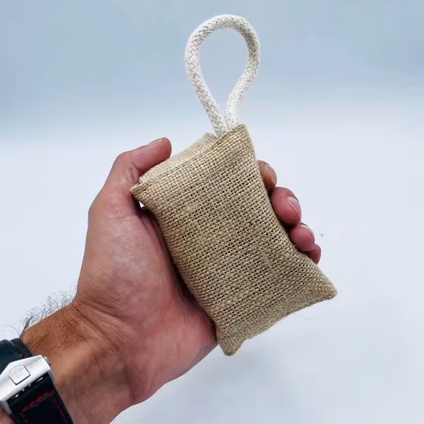 Jute Scrub Soap Pouch - Natural - Image 2