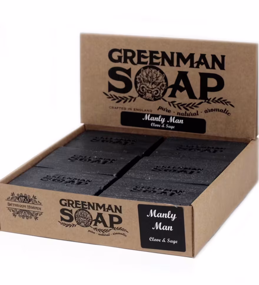 Greenman Soap Slice 100g - Manly Man