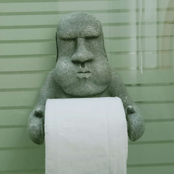 Creative Bathroom Wall-Mounted Tissue Holder - Image 4