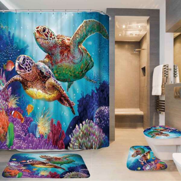 Bathroom non-slip floor mat absorbent suit - Image 5