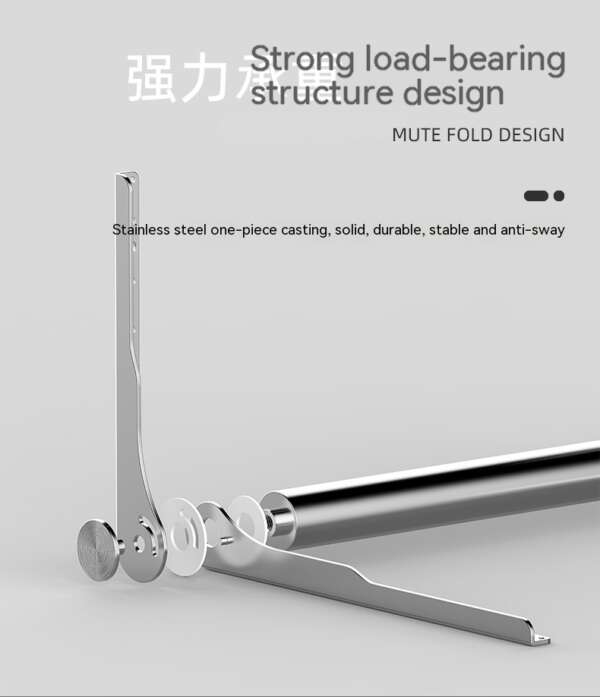 Bathroom Wall-mounted Folding Bath Stool - Image 8