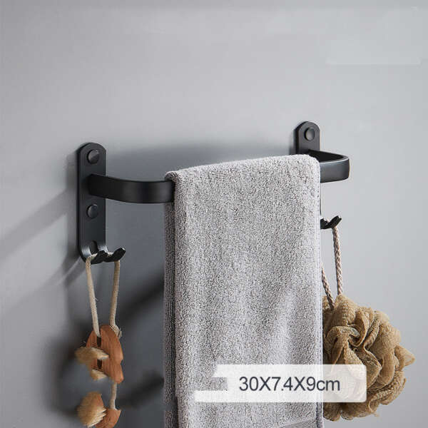 Bathroom aluminum towel rack - Image 6