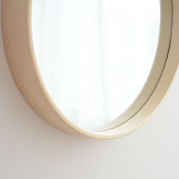 Solid Wood Bathroom Log Wall Hanging Bedroom Bathroom Mirror - Image 5