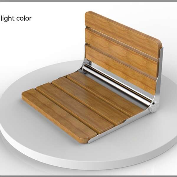 Bathroom Wall-mounted Folding Bath Stool - Image 5