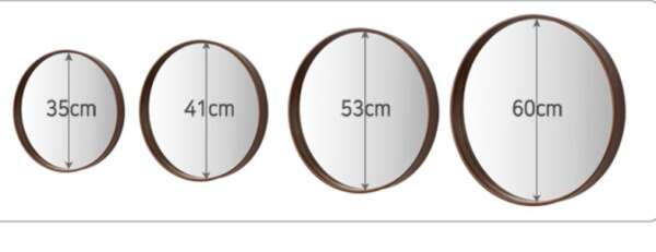 Bathroom Solid Wood Simple Bathroom Mirror Bedroom Hanging Mirror - Image 5