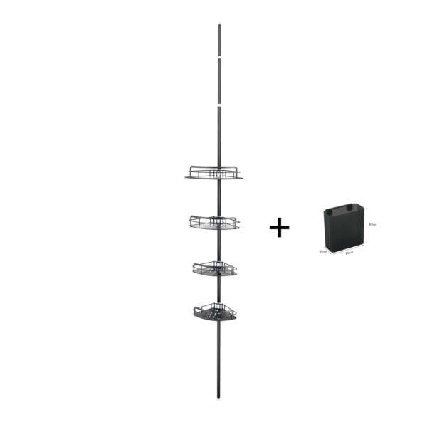 Installation-free Stable Storage Rack Punch-free Bathroom Bathroom Storage Rack - Image 4