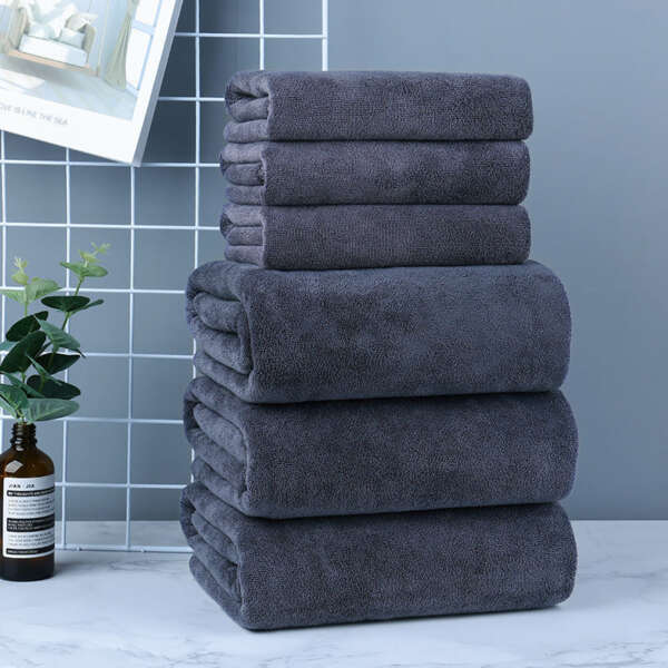 Hotel Bath Towel Bath Center Hotel Thickened Absorbent Bed Towel - Image 4