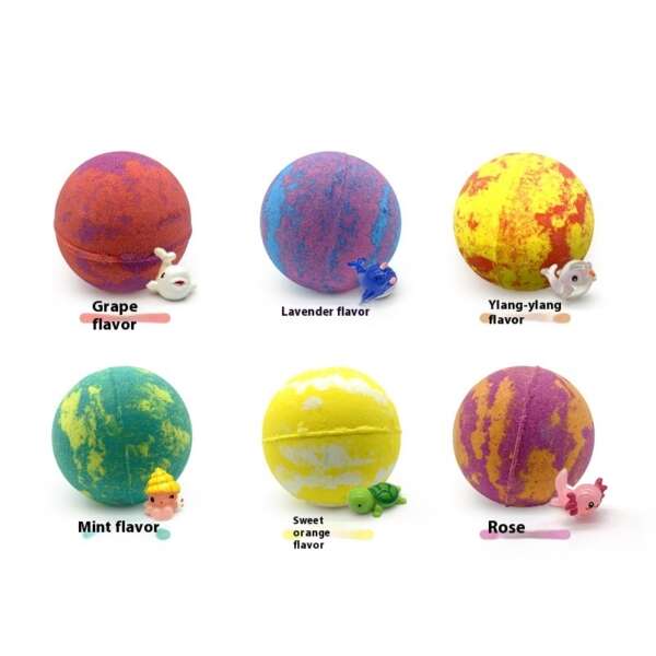 Bath Salt Children's Toy Bath Salt Large Bubble Ball Baby Bath Salt Bath Ball Bubble Bath - Image 9