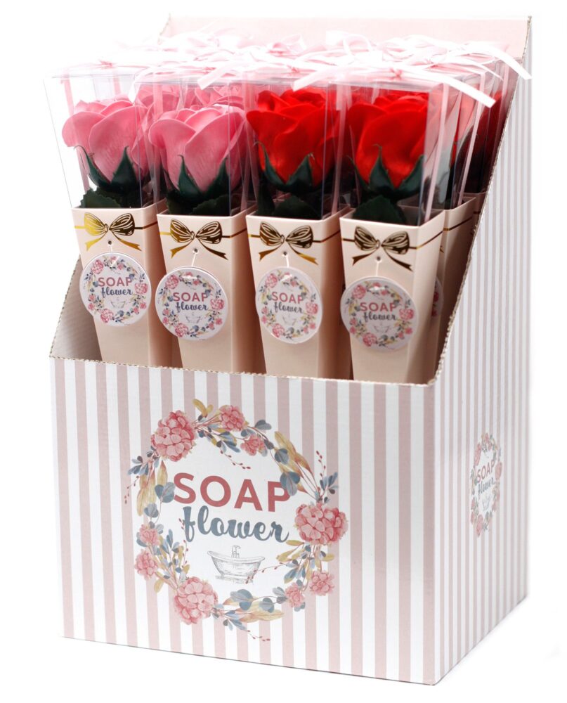 Soap Flower - Medium Rose