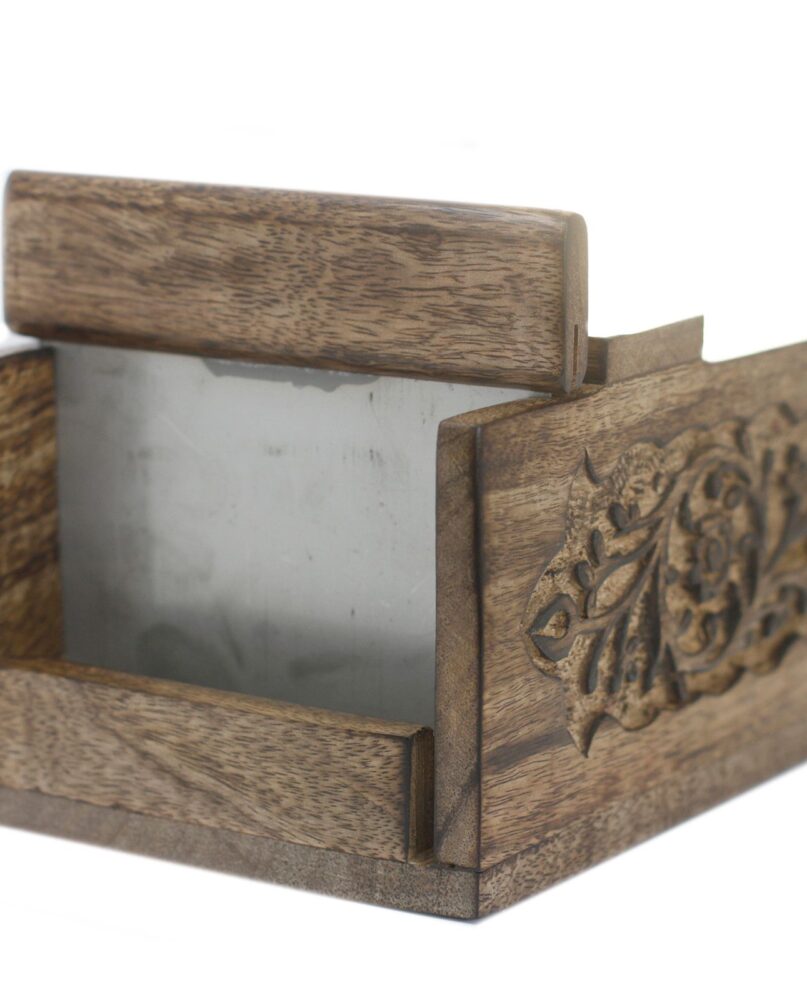 Carved Mango Wood Cutter For Soap Loaves