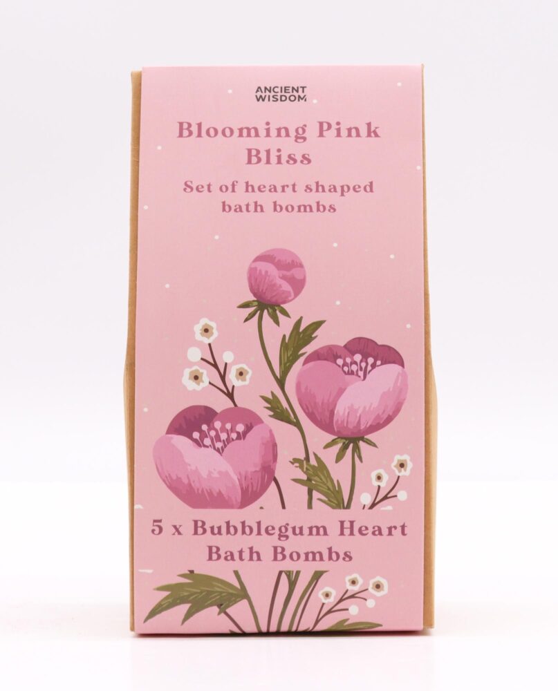 Blooming Pink Bliss Bath Heart Gift Set