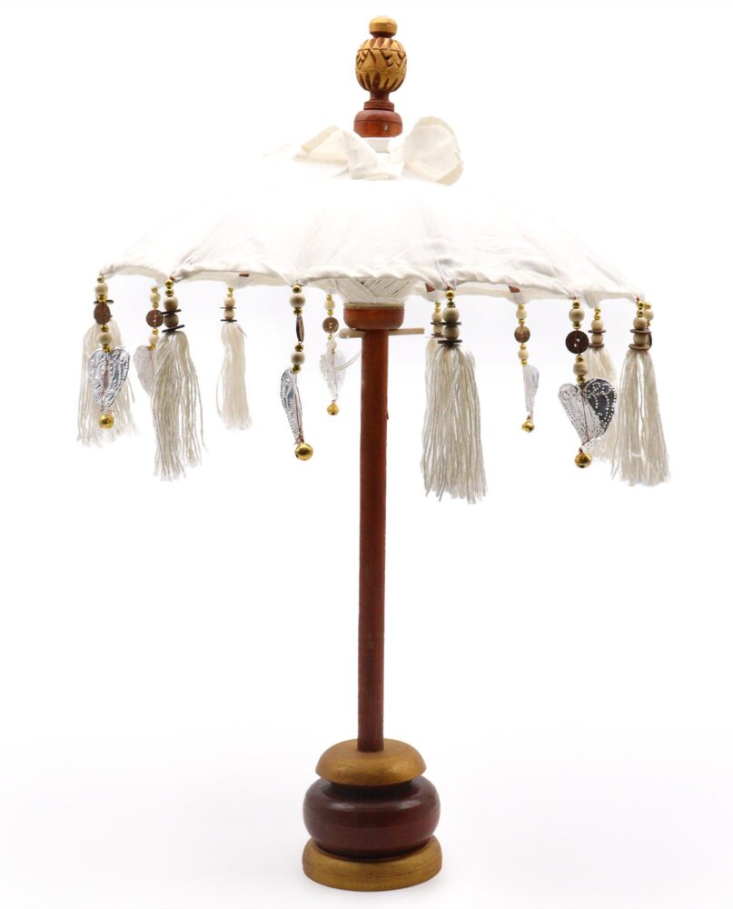 Bali Home Decor Parasol - Canvas - Natural- 40cm