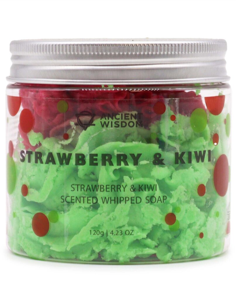 Strawberry & Kiwi Whipped Soap 120g