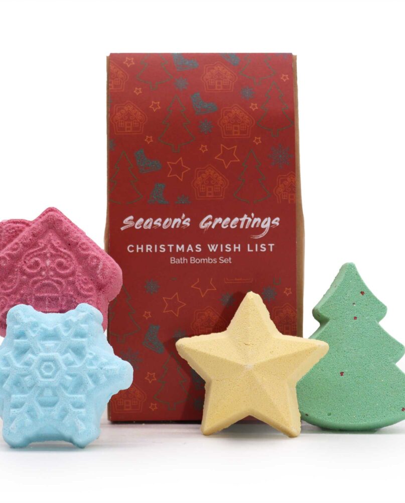 Christmas Wish List Christmas Bath Bomb Gift Pack