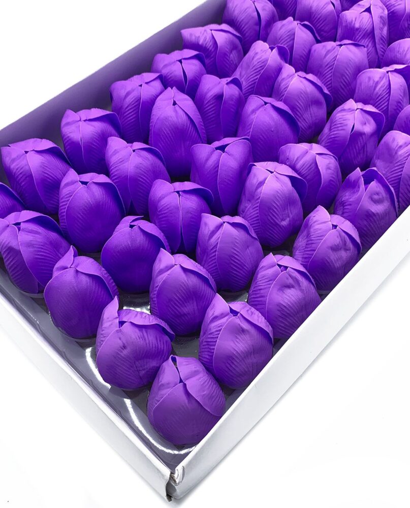 Craft Soap Flower - Med Tulip - Lavender