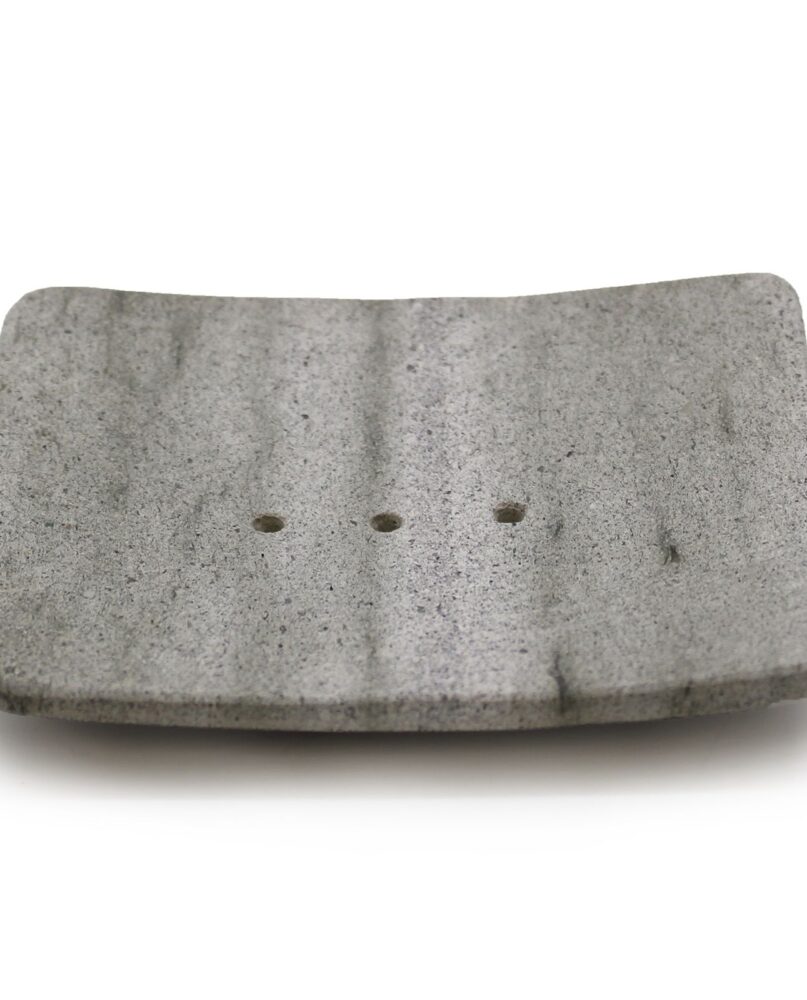 Square Shaped Ziolit Stone Soap Dish
