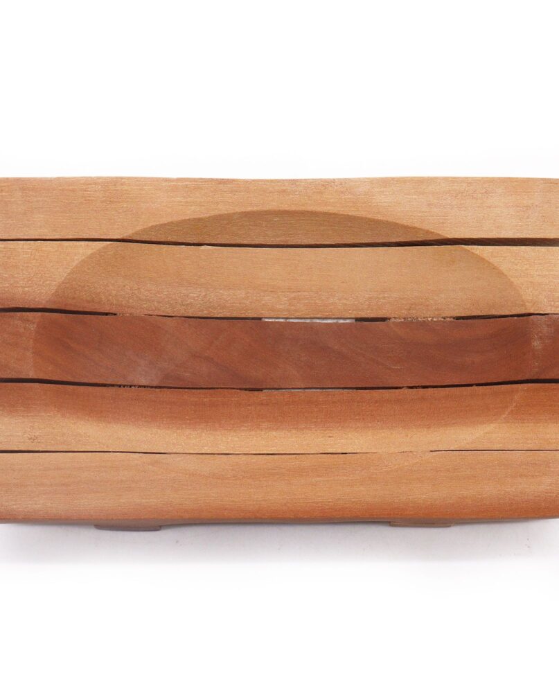 Classic Mahogany Soap Dish - Grid Drainer