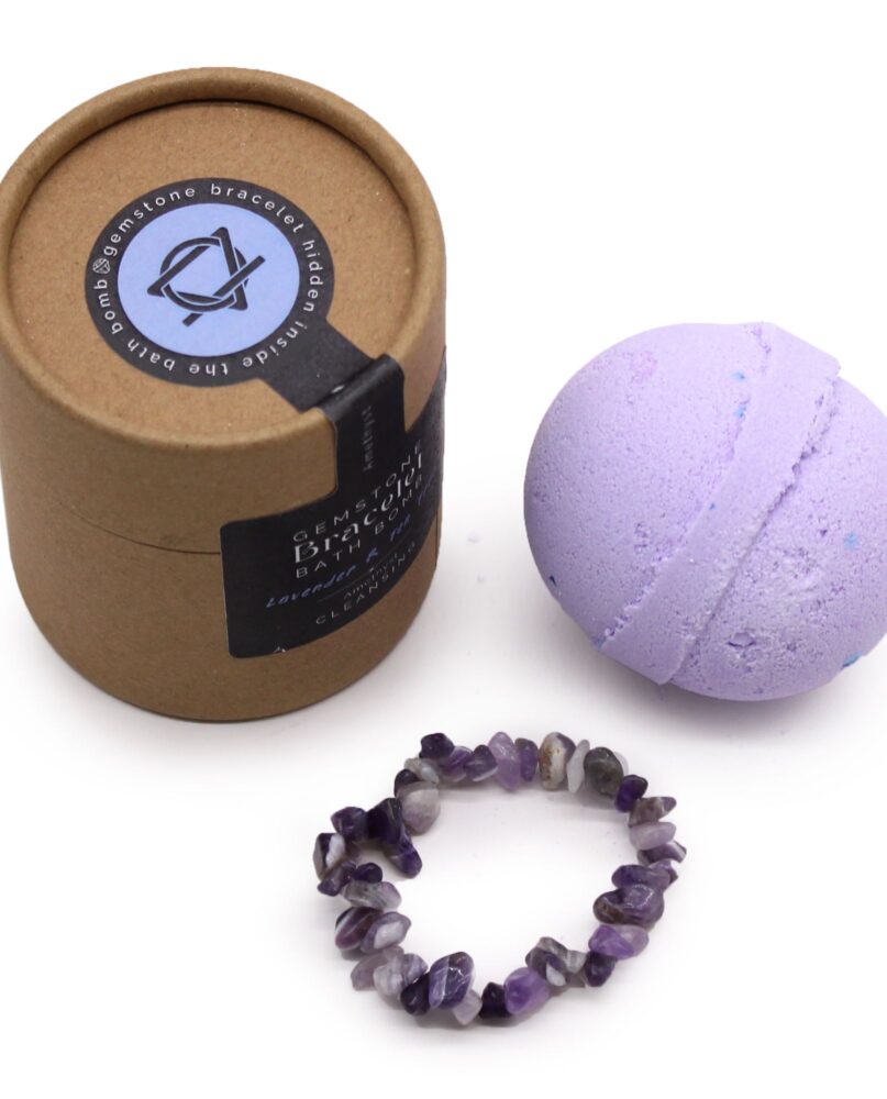 Amethyst Gem Bracelet Bath Bomb