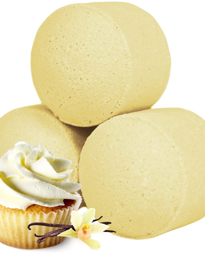 1.3Kg Box of Chill Pills (Mini Bath Bombs) - Vanilla Cup Cake
