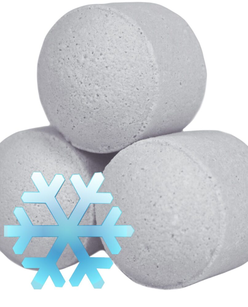 1.3Kg Box of Chill Pills (Mini Bath Bombs) - White Christmas