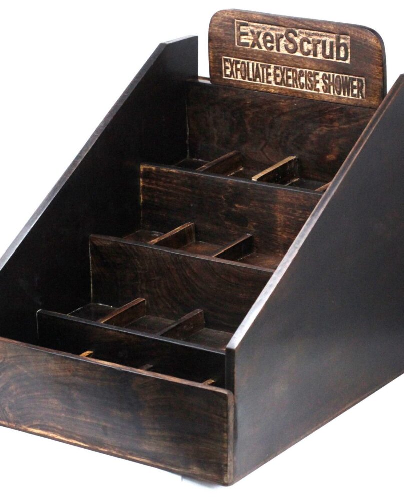 Exoscrub Soap Display Stand - Mango Wood