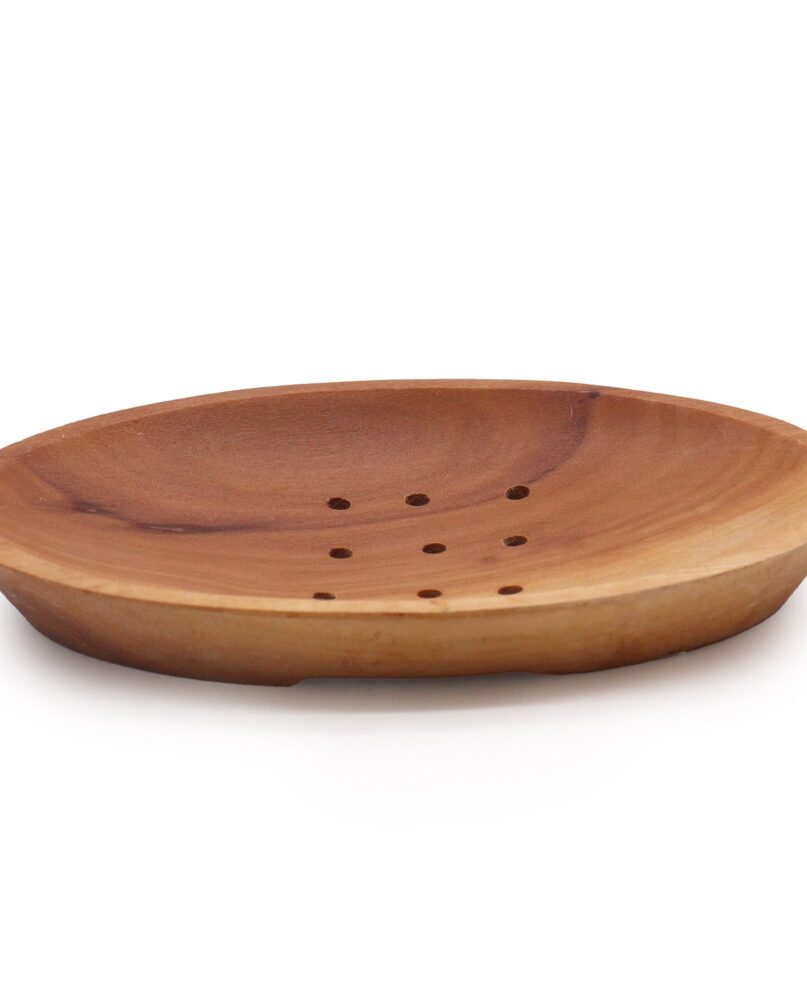 Classic Mahogany Soap Dish - Oval