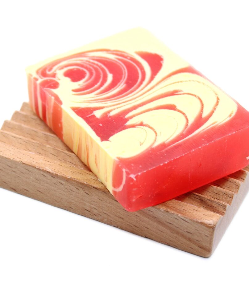 Handcrafted Soap 100g Slice  - Strawberry