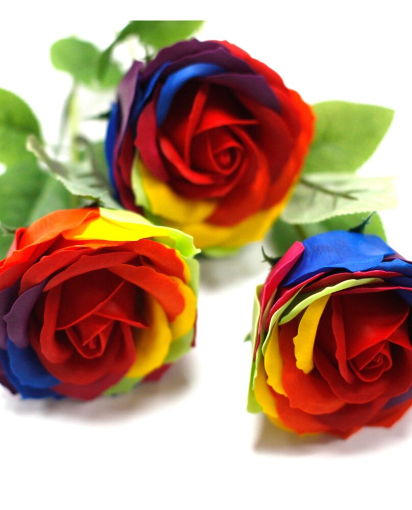Luxury Soap Flower - Rainbow