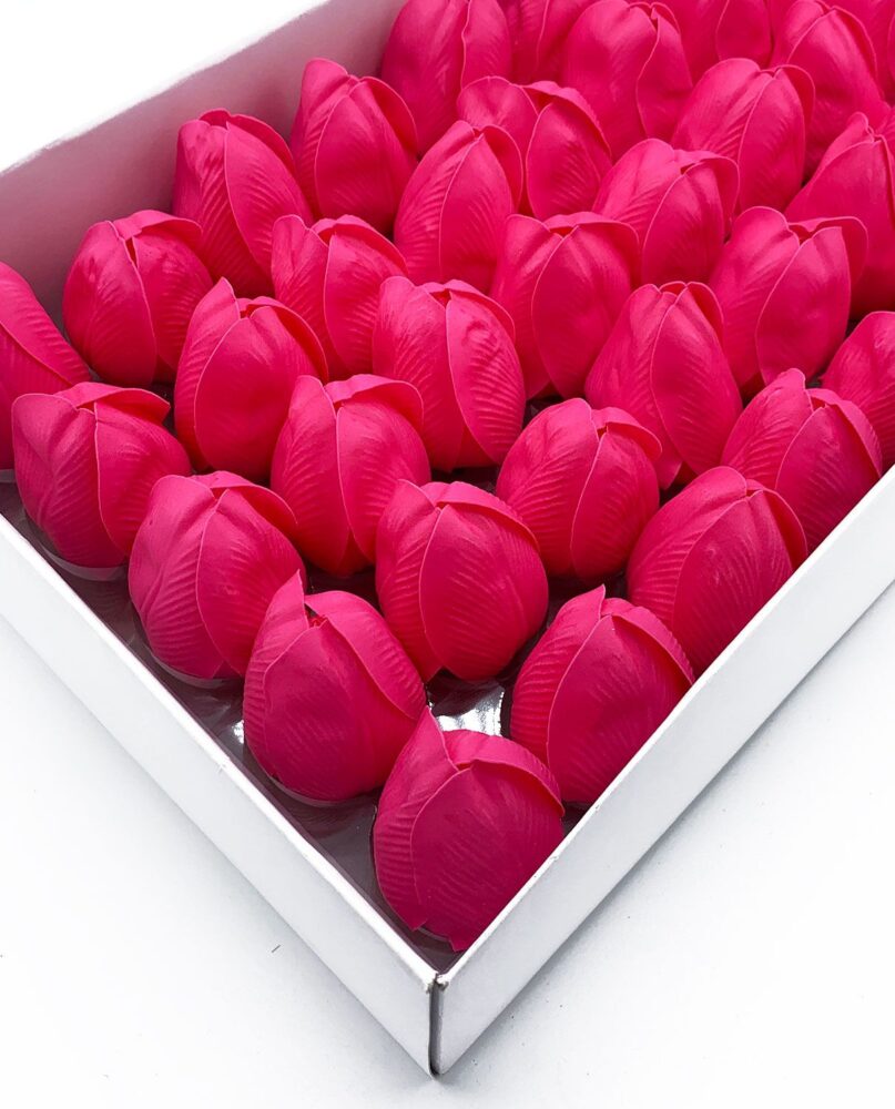 Craft Soap Flower - Med Tulip - Rose