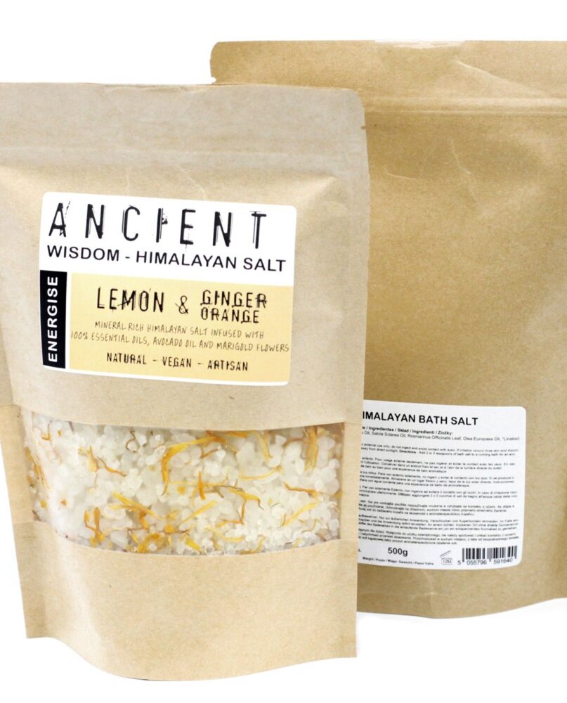 Himalayan Bath Salt Blend 500g - Energise