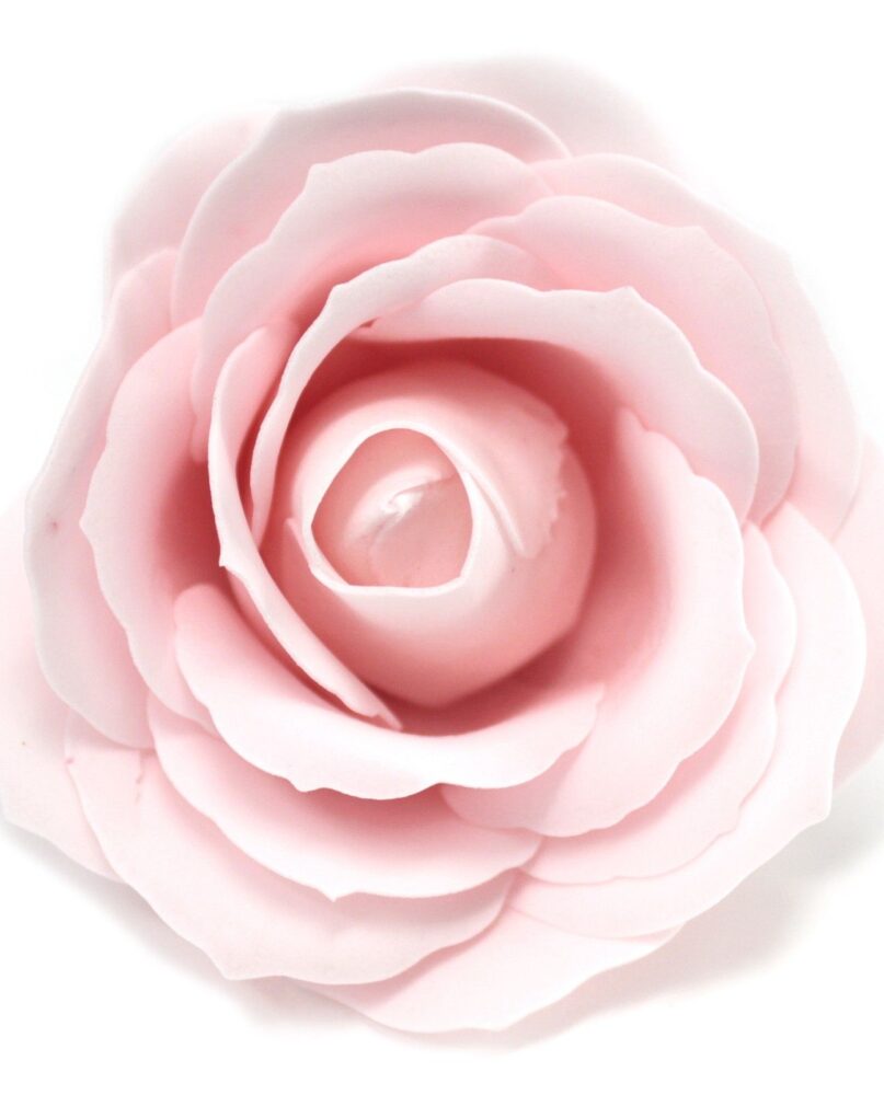Craft Soap Flowers - Lrg Rose - Pink