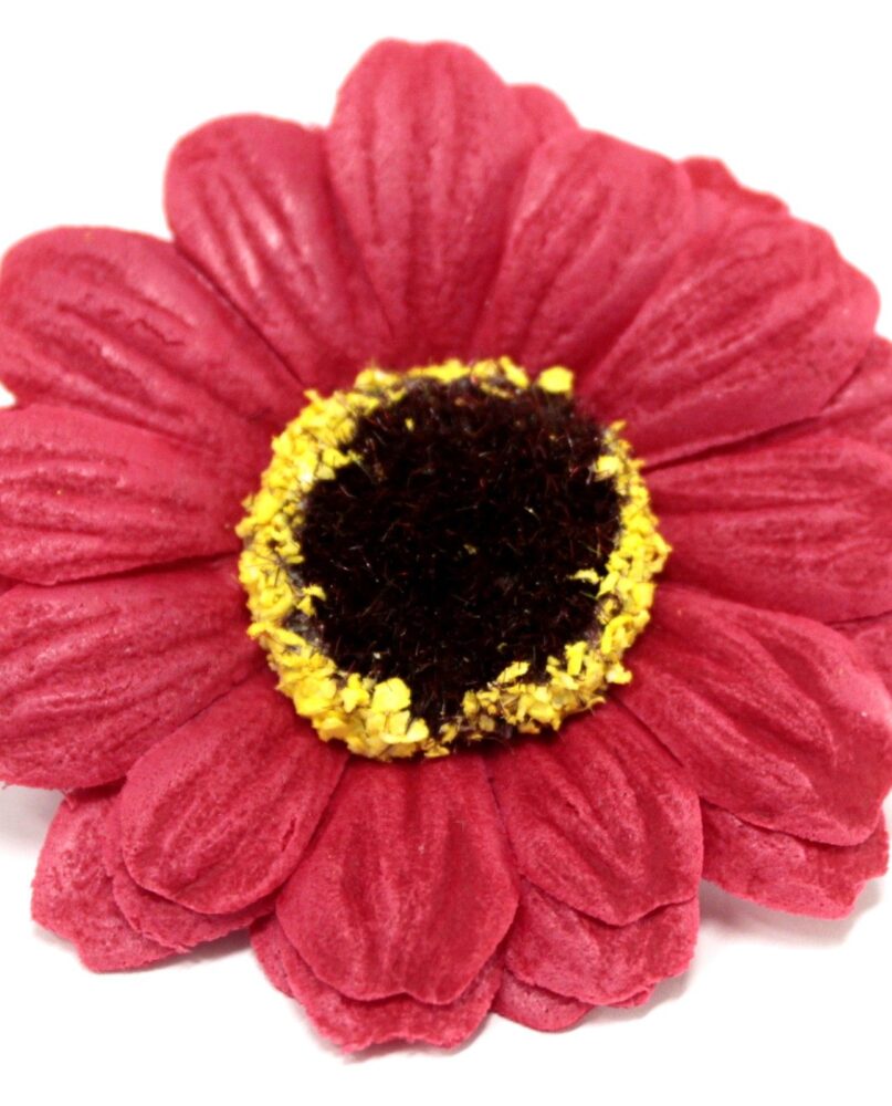 Craft Soap Flowers - Sml Sunflower - Red