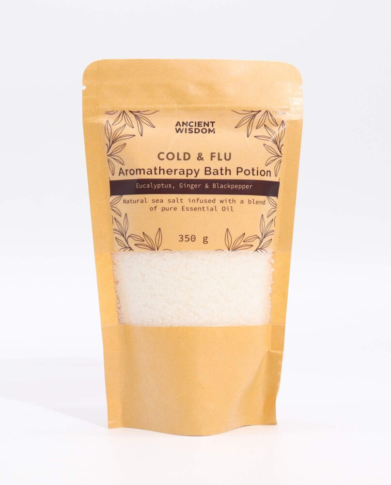 Aromatherapy Bath Potion in Kraft Bag 350g - Colds & Flu