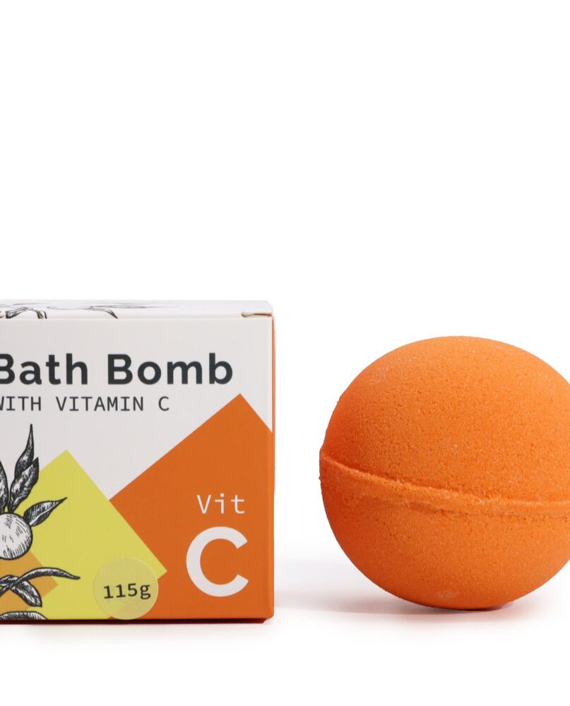 Vitamin C Infused Bath Bomb with Essential Oils