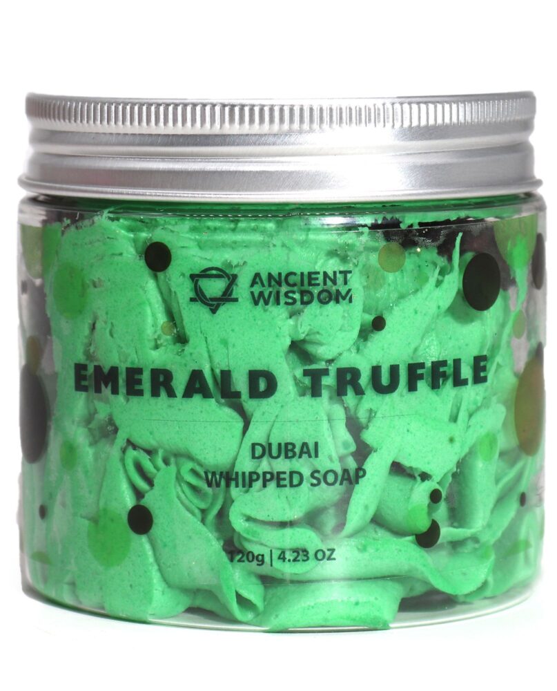 Dubai Whipped Cream Soap - Emerald Truffle 120g