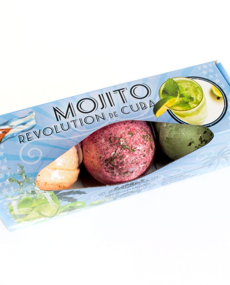 Set of Three Mojito Bath Bombs