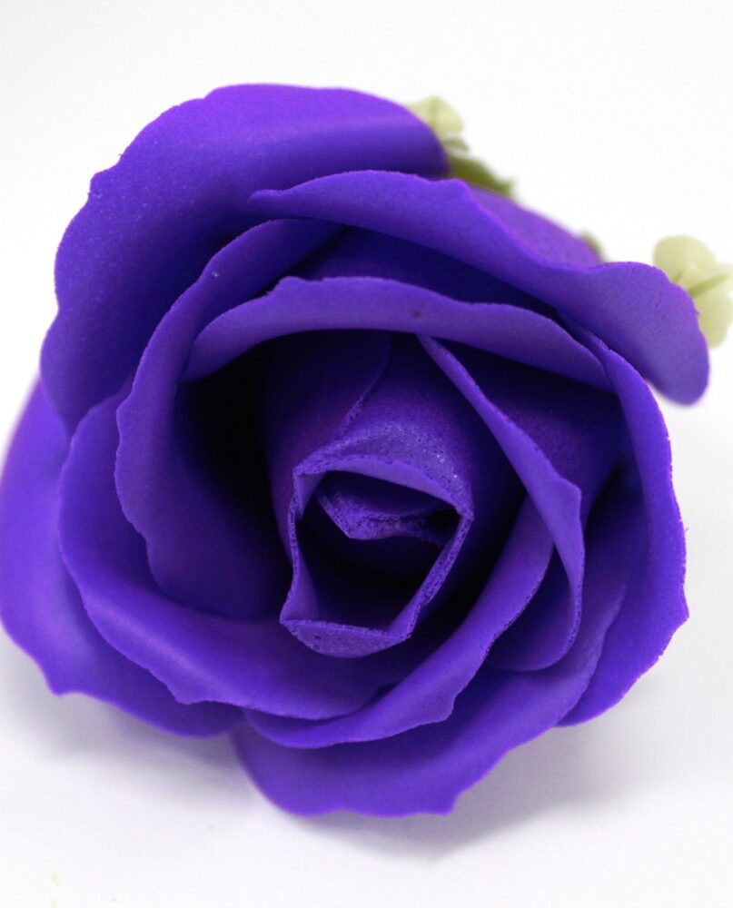 Craft Soap Flowers - Med Rose - Violet