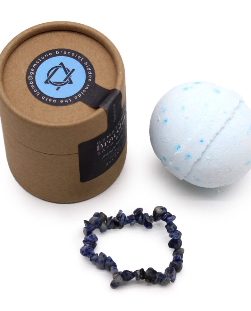 Sodalite Gem Bracelet Bath Bomb