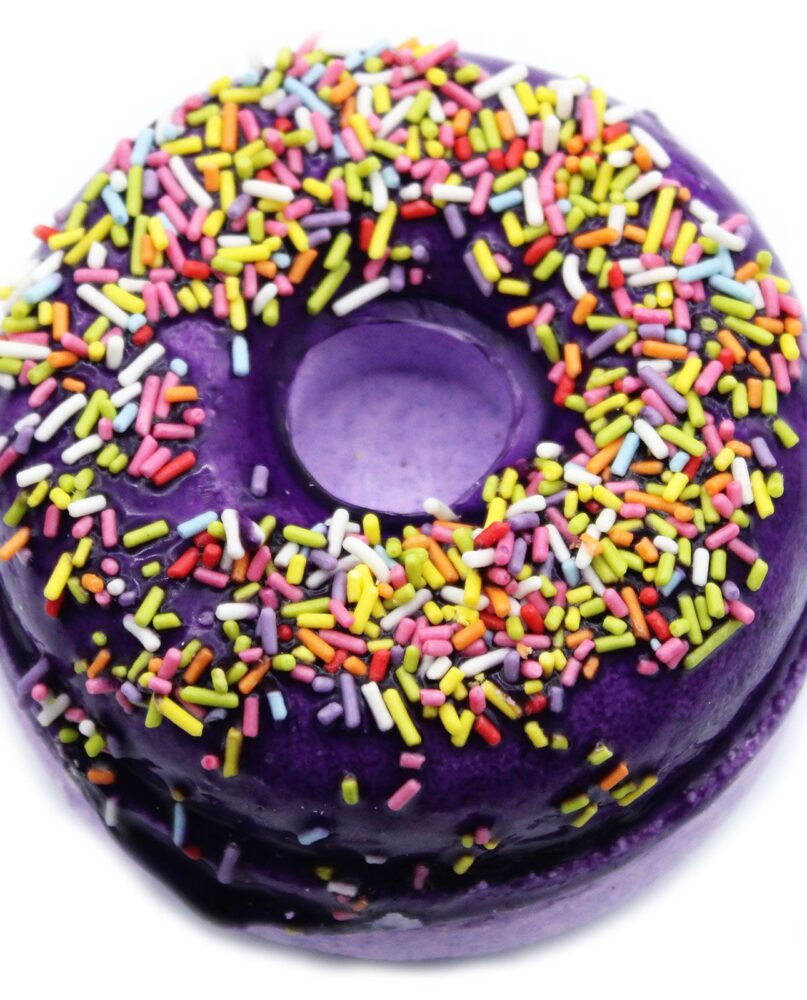 Blackberry and Almond Bath Donuts