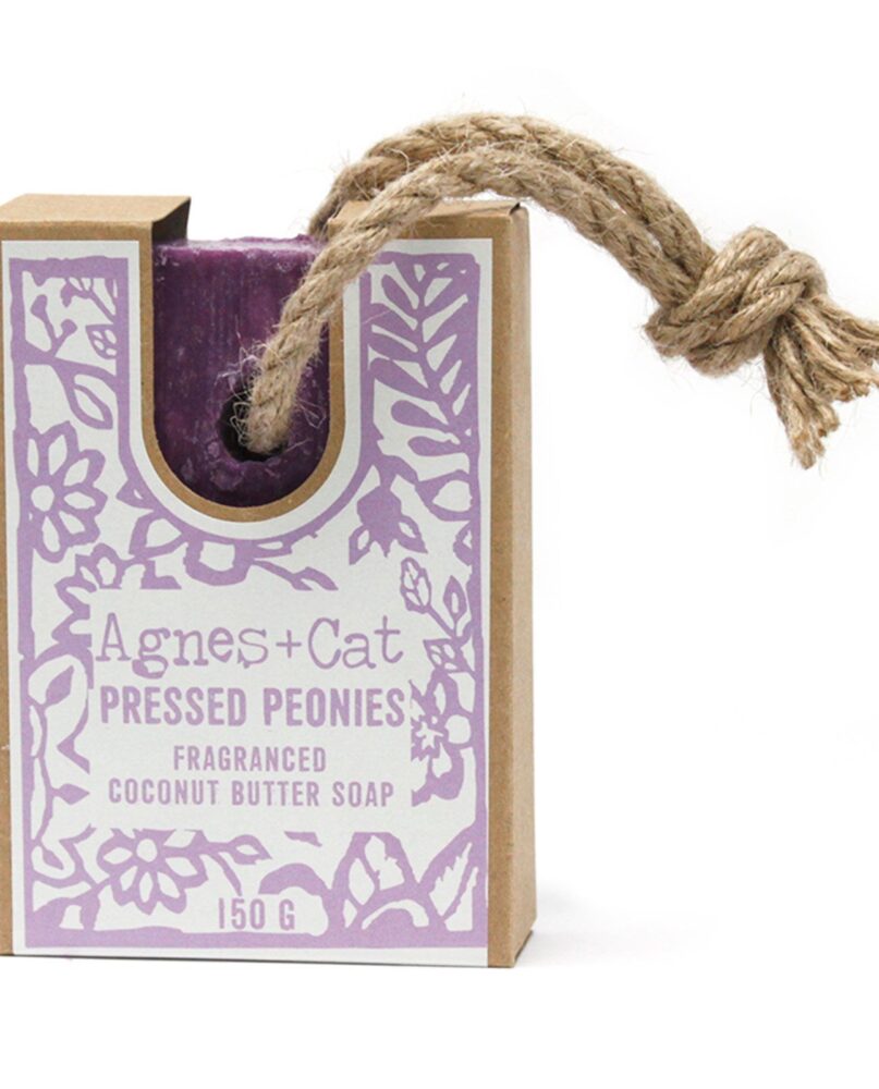 Soap On A Rope - Pressed Peonies