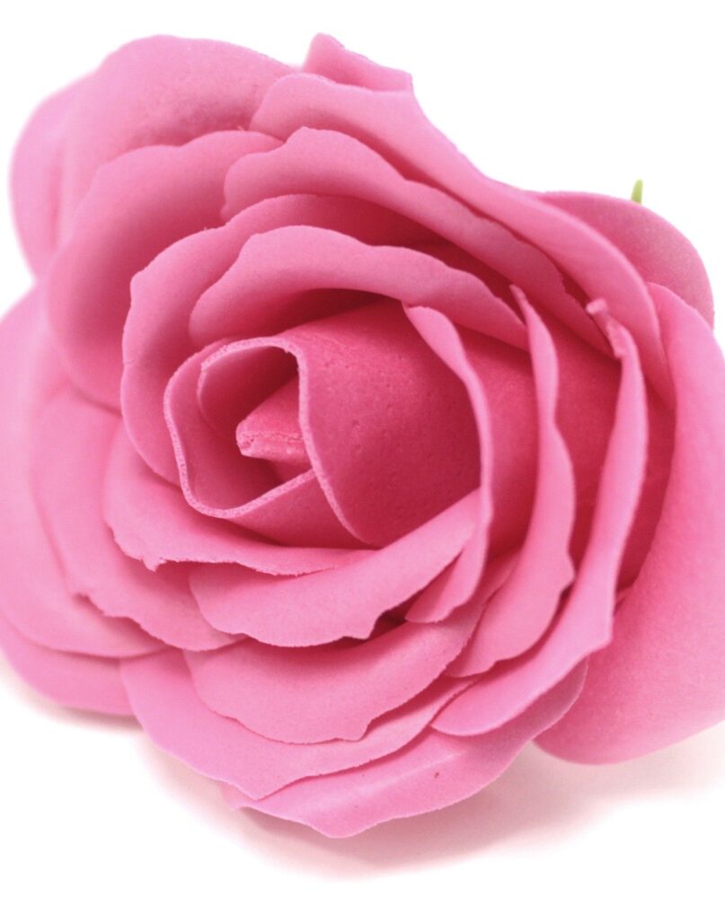 Craft Soap Flowers - Lrg Rose - Rose