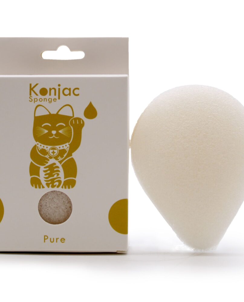 Teardrop Konjac Sponge - Natural - Sensitive skin
