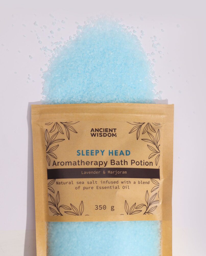 Aromatherapy Bath Potion in Kraft Bag 350g - Sleepy Head