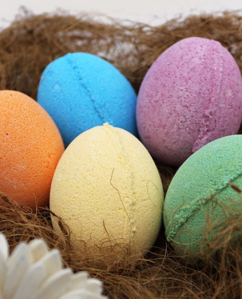 Bath Eggs in a Tray - Blueberry